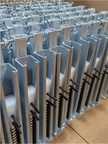 Fabricated metal component used as a custom sheet metal project reference