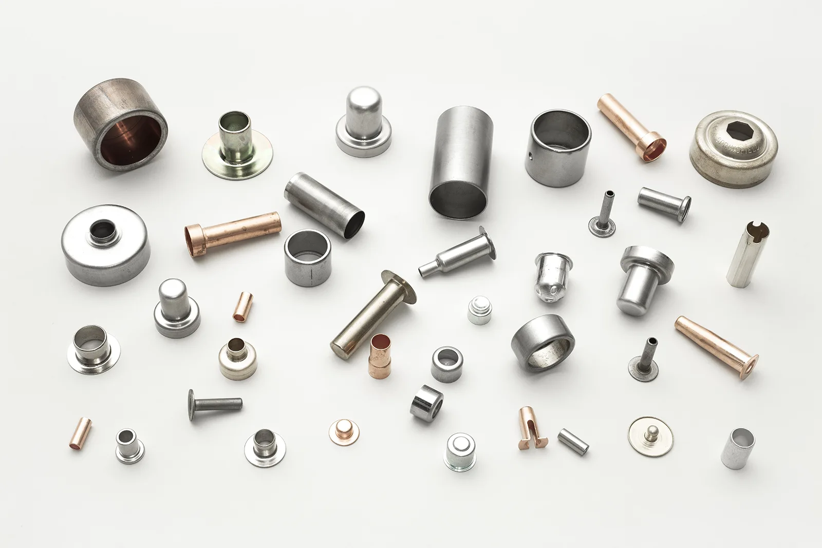 Precision formed metal components for high-finish equipment applications