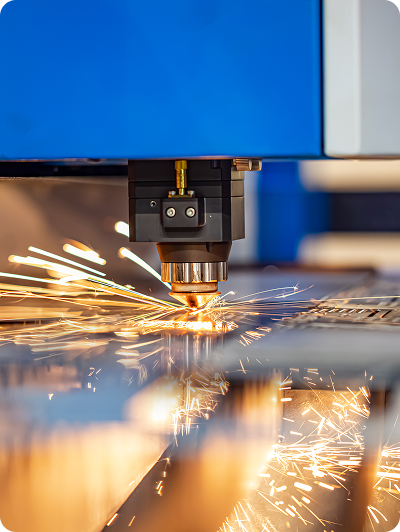 Industrial laser fabrication equipment for OEM machine-component production