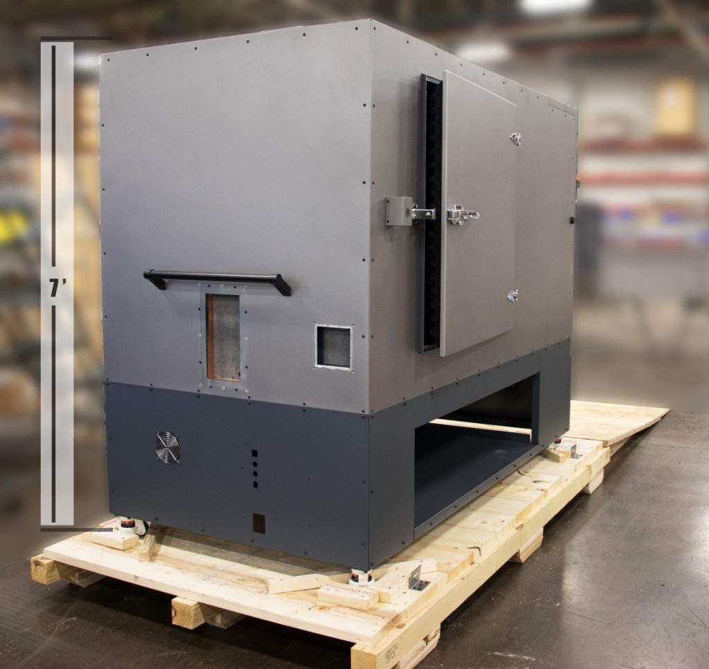 Custom sheet metal enclosure and cover for equipment protection